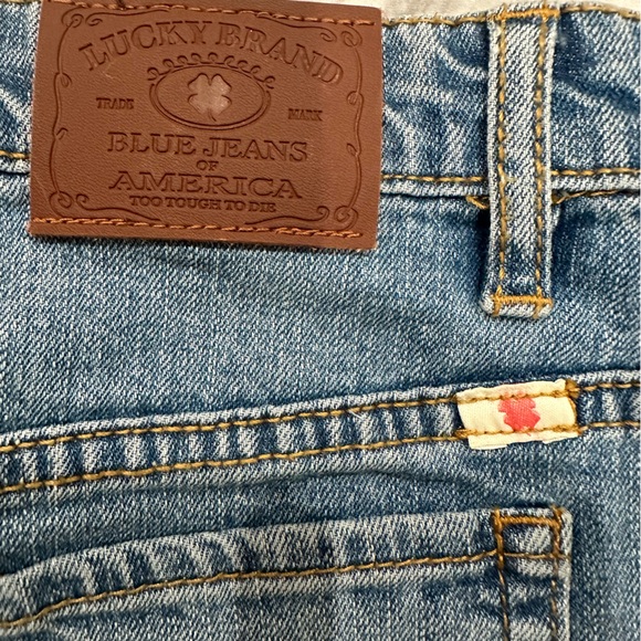 Lucky Brand blue jean mini Skirt size 14 - Picture 6 of 7